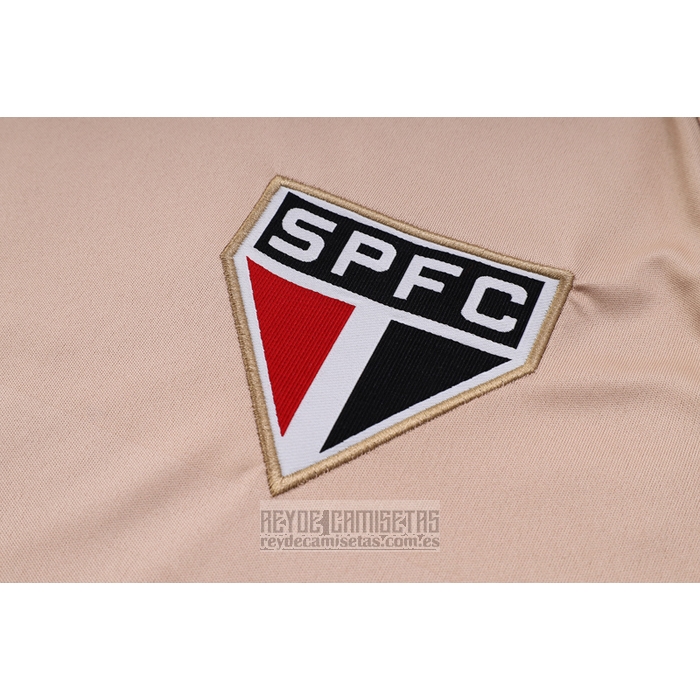 Chandal del Sao Paulo Manga Corta 2023-2024 Amarillo - Pantalon Corto